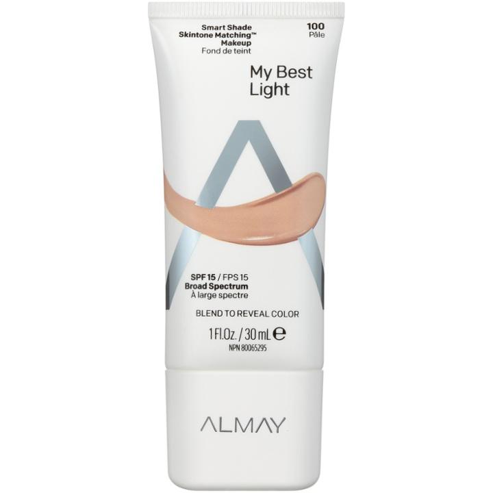Almay Smart Shade Skintone Matching Makeup Foundations 100 Pale
