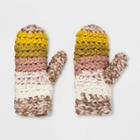 Women's Striped Mittens And Gloves - Universal Thread One Size, Women's,