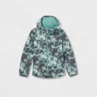 Boys' Tie-dye Windbreaker Jacket - Cat & Jack Teal