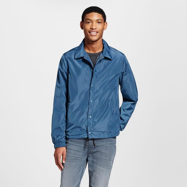 Men's Coach's Windbreaker Jacket - Mossimo Supply Co. Teal (blue)