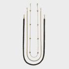 Sugarfix By Baublebar Women's 3pk Glasses Lanyard With Multifunctional Clasp - Metallic/bead/heart