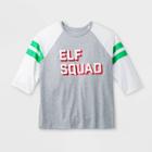 Shinsung Tongsang Women's Plus Size Elf Squad Raglan Sleeve Graphic T-shirt - Heather Gray