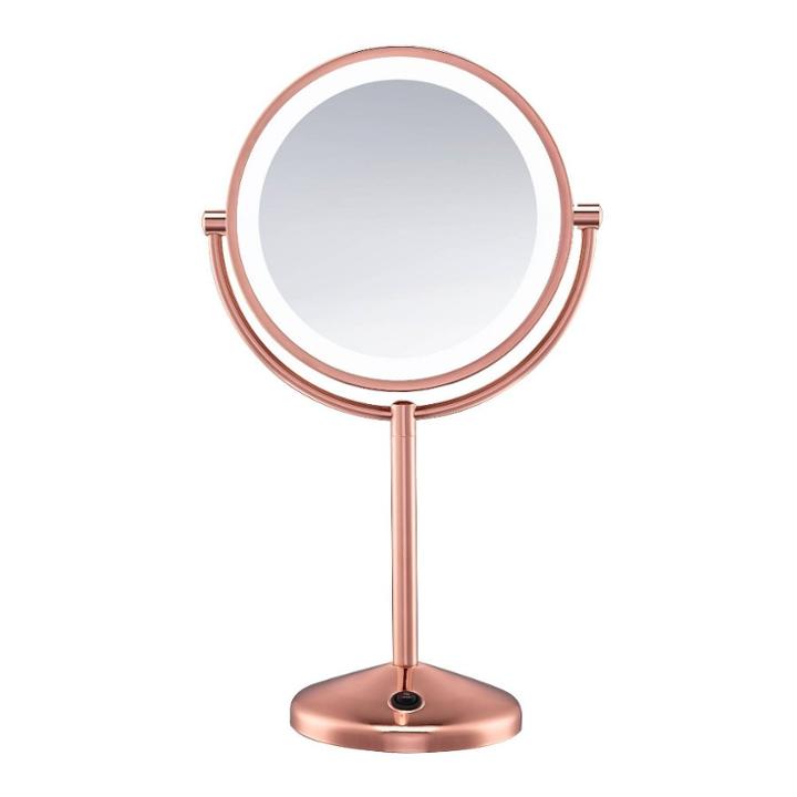 Conair Led Makeup Mirror - 1x & 10x Magnification - Rose Gold