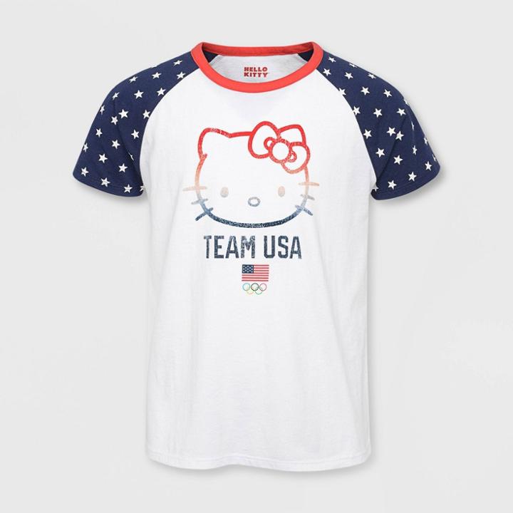Olympics Girls' United States Olympic Team Raglan Sleeve T-shirt -