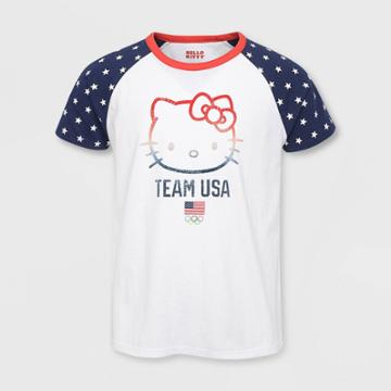 Olympics Girls' United States Olympic Team Raglan Sleeve T-shirt -