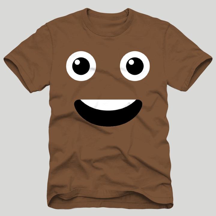 C-life Men's Short Sleeve Emoji Graphic T-shirt - Brown
