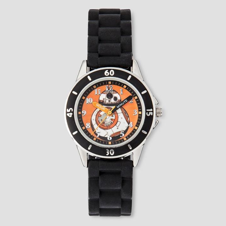 Kids Star Wars Bb-8 Time Teacher Watch - Black, Boy's,