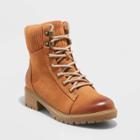 Women's Lue Lace-up Hiking Boots - Universal Thread Cognac