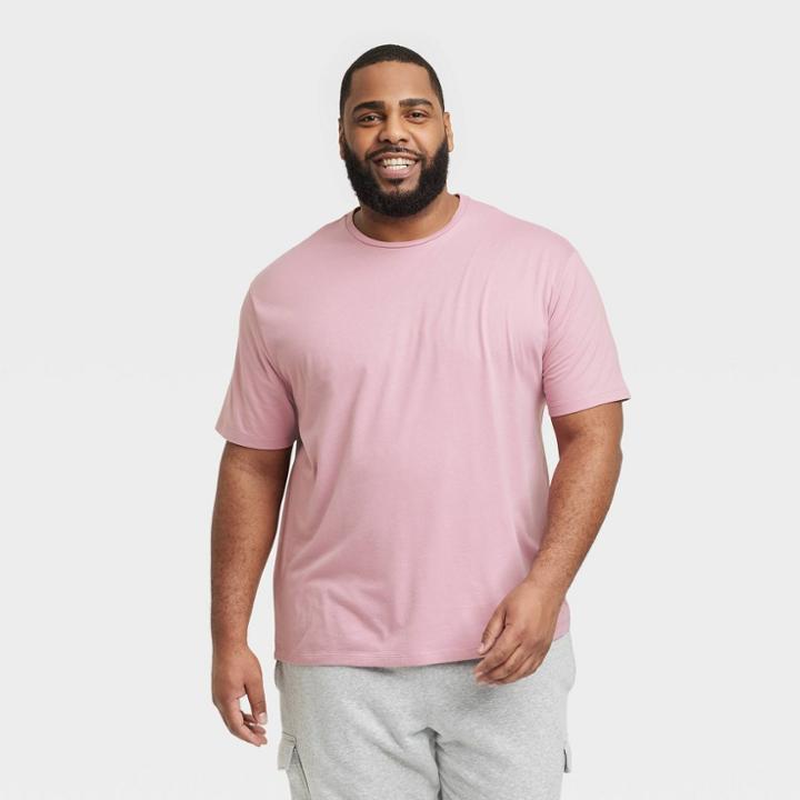 Men's Every Wear Short Sleeve T-shirt  Goodfellow & Co Old Rose Medium