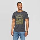 Men's Standard Fit Short Sleeve Sun Ray Graphic T-shirt - Goodfellow & Co Charcoal Heather