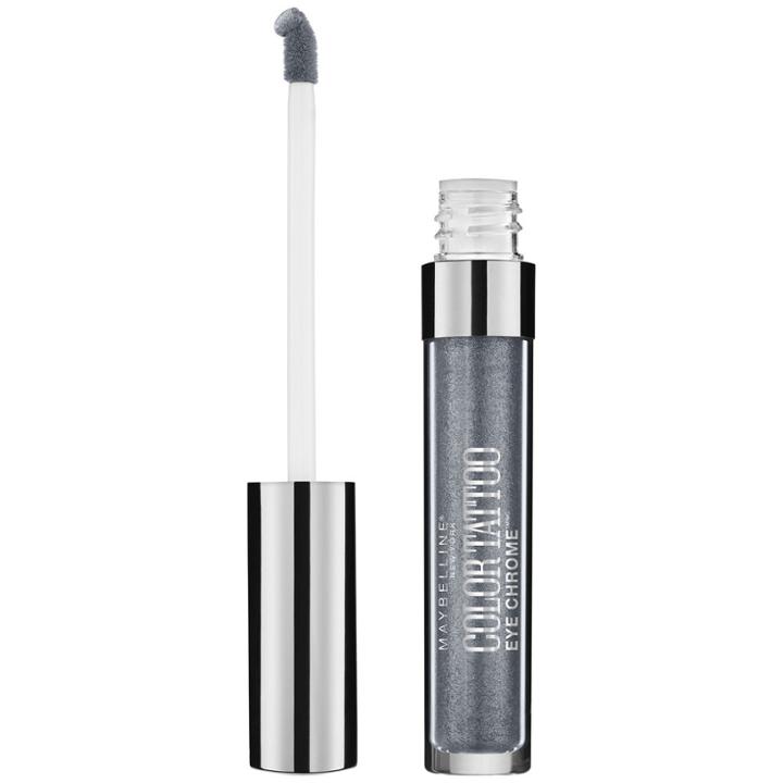 Maybelline Eye Studio Color Tattoo Liquid Chrome Shadow 590 Gunmetal, Grey