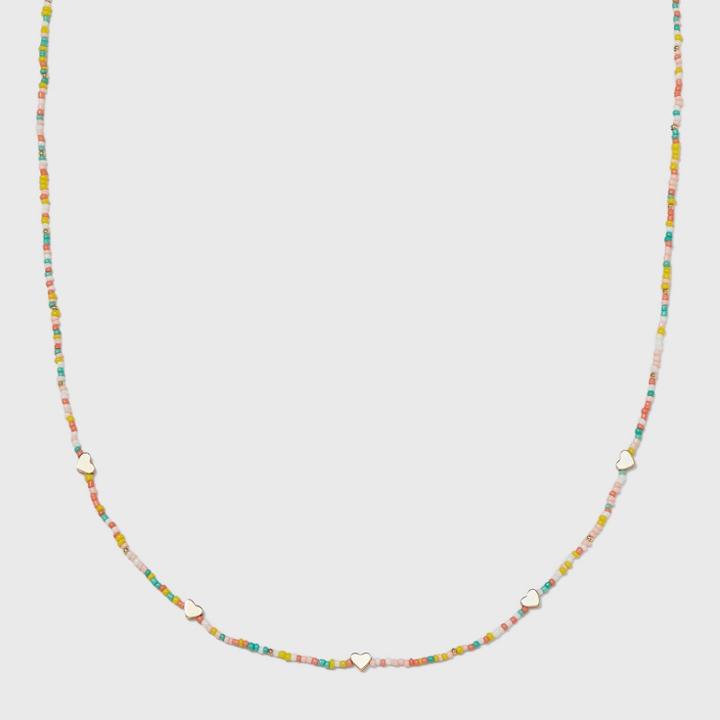 Bead And Heart Belly Chain - Wild Fable ,