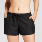 Merona Women's Suplex Swim Shorts - Black -