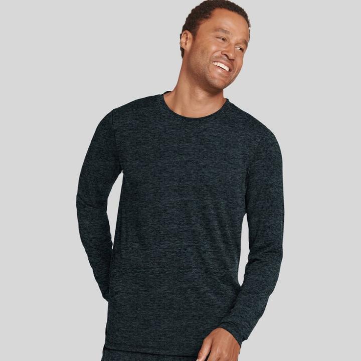 Jockey Generation Men's Ultrasoft Long Sleeve T-shirt - Gray Heather