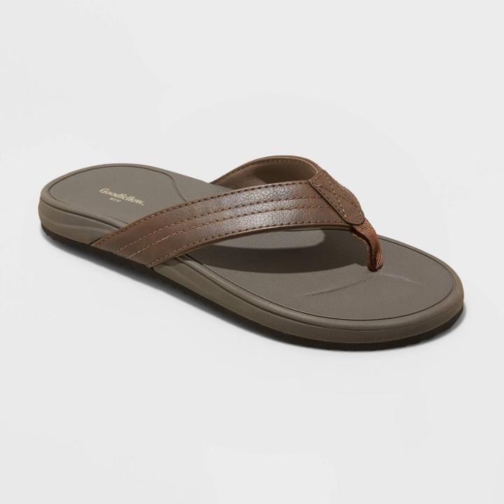 Men's Guy Sandals - Goodfellow & Co Brown