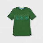 Boys' Short Sleeve Chest Striped T-shirt - All In Motion Green