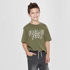 Target Boys' Friday Feels Graphic Short Sleeve T-shirt - Art Class Green