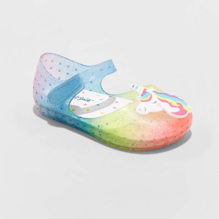 Toddler Girls' Hydee Mary Jane Unicorn Jelly Sandals - Cat & Jack 5,
