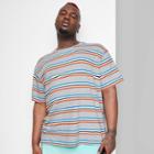 Men's Big & Tall Graphic T-shirt - Original Use Heathered Gray/striped