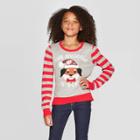 Well Worn Girls' The Snuggle Is Real Ugly Christmas Sweater - Gray
