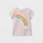 Toddler Girls' Rainbow Short Sleeve Graphic T-shirt - Cat & Jack