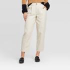 Women's Mid-rise Straight Leg Ankle Length Denim Pants - Who What Wear Brown 2, Women's, Beige