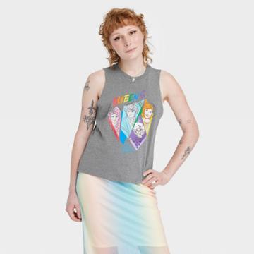 The Golden Girls Pride Adult Golden Girls Queens Tank Top - Charcoal Gray