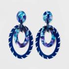 Sugarfix By Baublebar Stacked Hoop Earrings - Blue, Women's