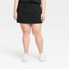 Women's Plus Size Move Stretch Woven Skorts 16 - All In Motion Black 1x, Women's,