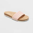 Girls' Selma Slip-on Footbed Sandals - Cat & Jack Pink