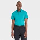 Men's Big & Tall Jersey Polo Shirt - All In Motion Deep Turquoise Xxxl