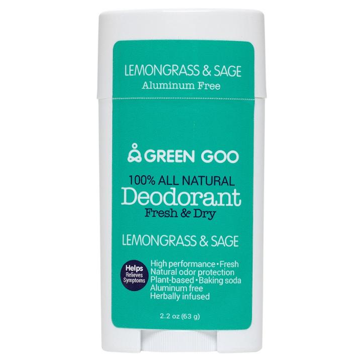 Target Green Goo Deodorant Oval Stick Lemongrass & Sage Natural Deodorant