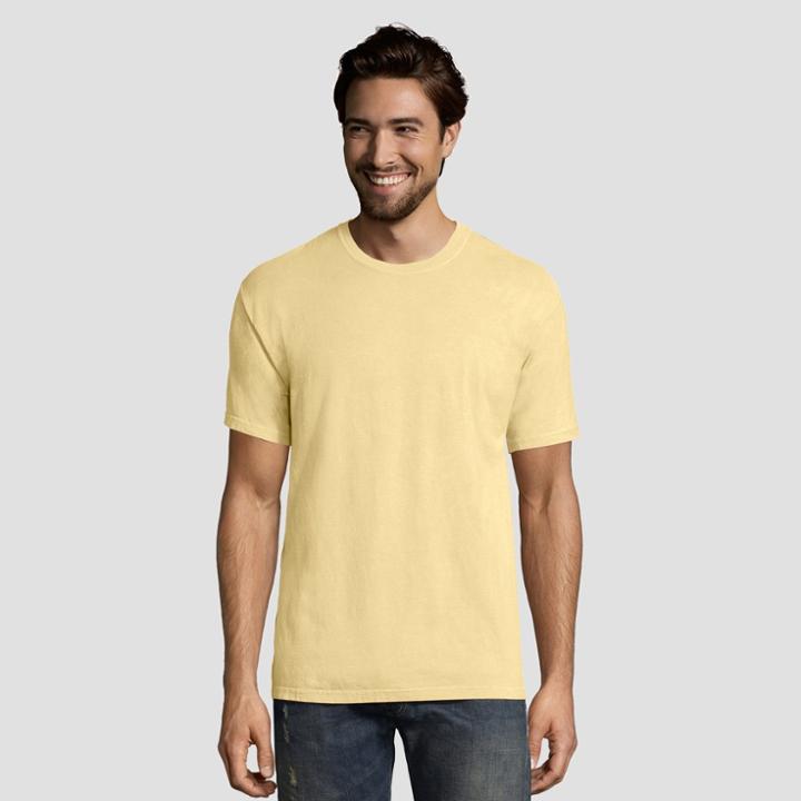 Petitehanes 1901 Men's Short Sleeve T-shirt - Yellow