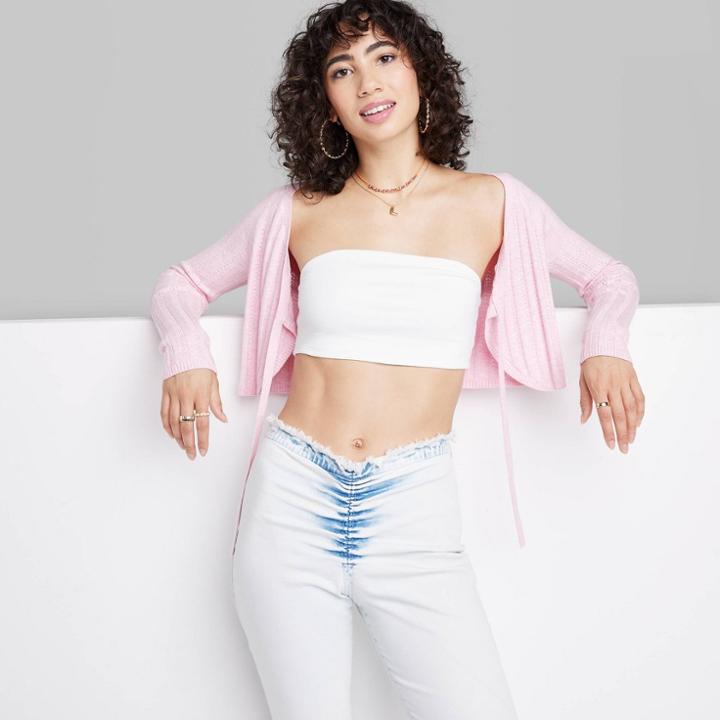 Women's Tube Top - Wild Fable White Xxs