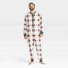 Hearth & Hand With Magnolia Men's Holiday Plaid Union Suit Red/green - Hearth & Hand With