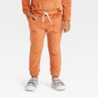 Toddler Girls' Fleece Jogger Pants - Cat & Jack Orange