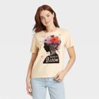 Modern Lux Women's Let Equality Bloom Short Sleeve Graphic T-shirt - Ivory