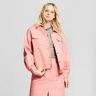 Women's Puff Sleeve Jacket - Who What Wear Pink