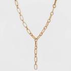 Oval Link Y Necklace - Universal Thread Gold