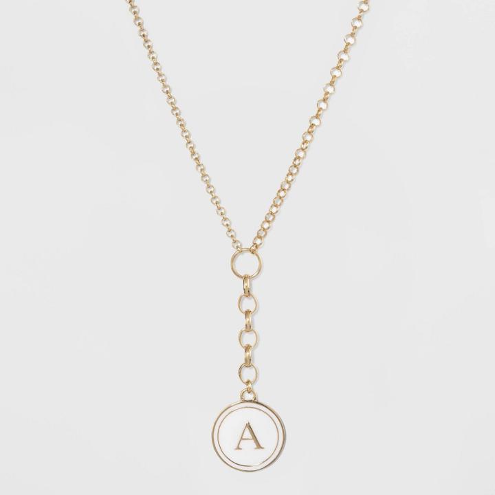 Initial A Necklace 16+3 - A New Day Gold