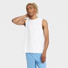 Men's Sleeveless Performance T-shirt - All In Motion True White S, Men's,
