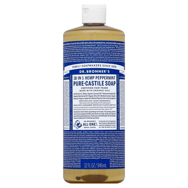 Dr. Bronner's Pure Castile Soap - Hemp Peppermint