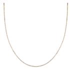 Target Women's Box Chain Necklace In Rose Gold Over Sterling Silver - Rose
