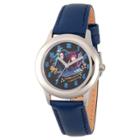 Boys' Disney Descendants 2 Carlos De Vil, Evie, Jay And Mal Stainless Steel Watch - Blue, Purple
