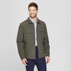Target Men's Quilted Shirt Jacket - Goodfellow & Co Olive (green)