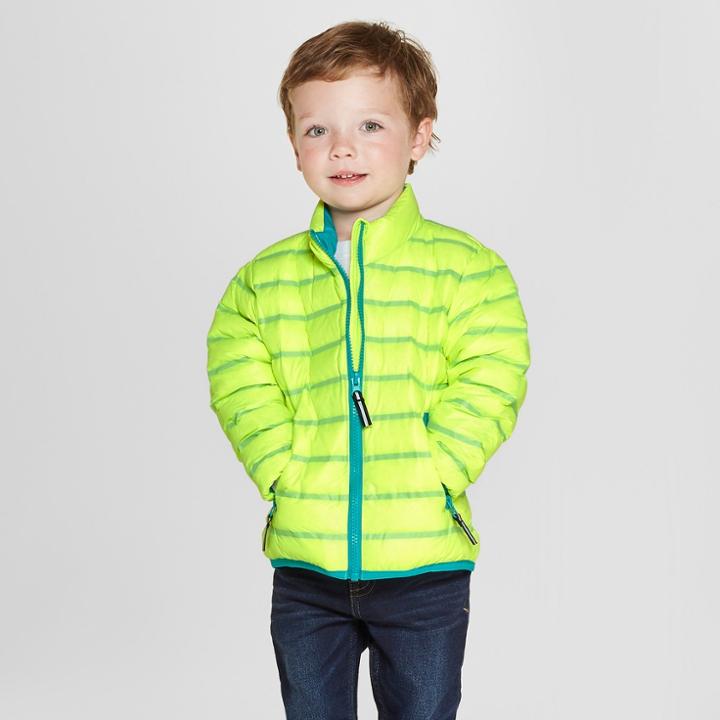 Toddler Boys' Puffer Jacket - Cat & Jack Yellow