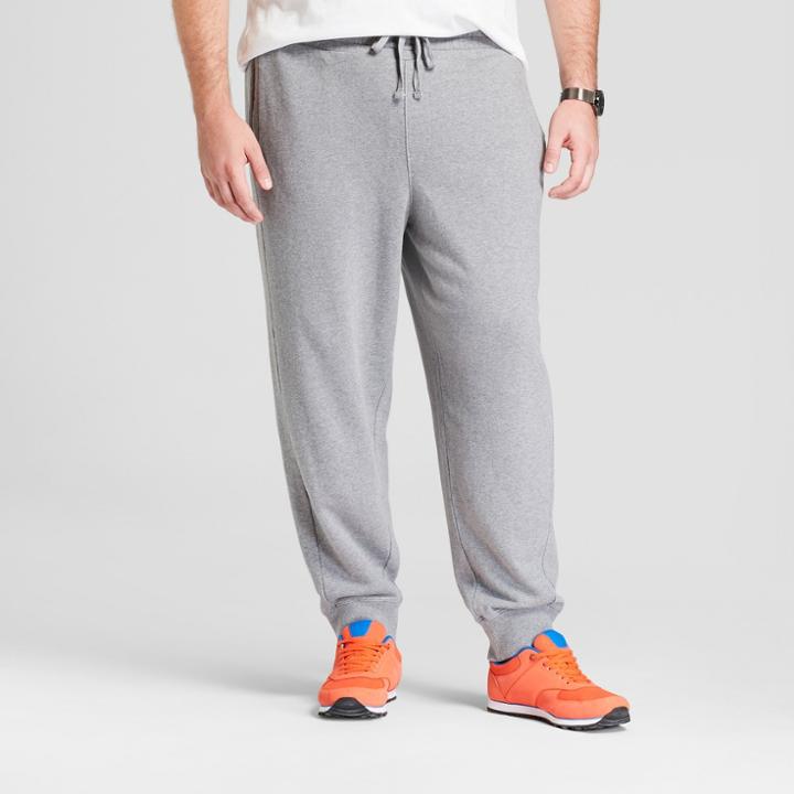 Men's Big & Tall Knit Jogger Pants - Goodfellow & Co Heather Gray