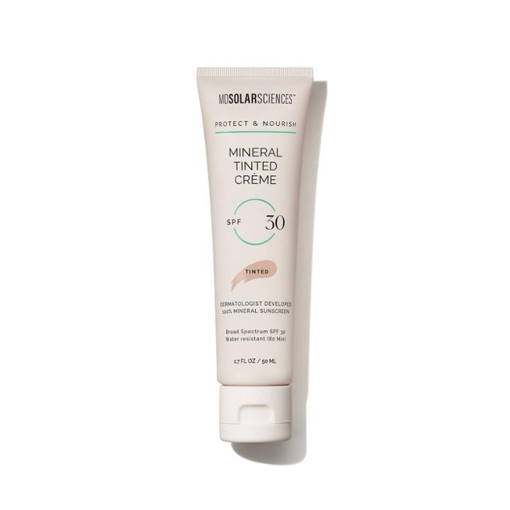 Mdsolarsciences Mineral Tinted Broad Spectrum Uva-uvb Sunscreen Tinted Face Moisturizer With Spf, Vitamin C And Antioxidants - Spf