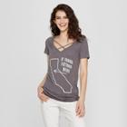Women's Short Sleeve If Found Return Here Graphic T-shirt - Awake Charcoal