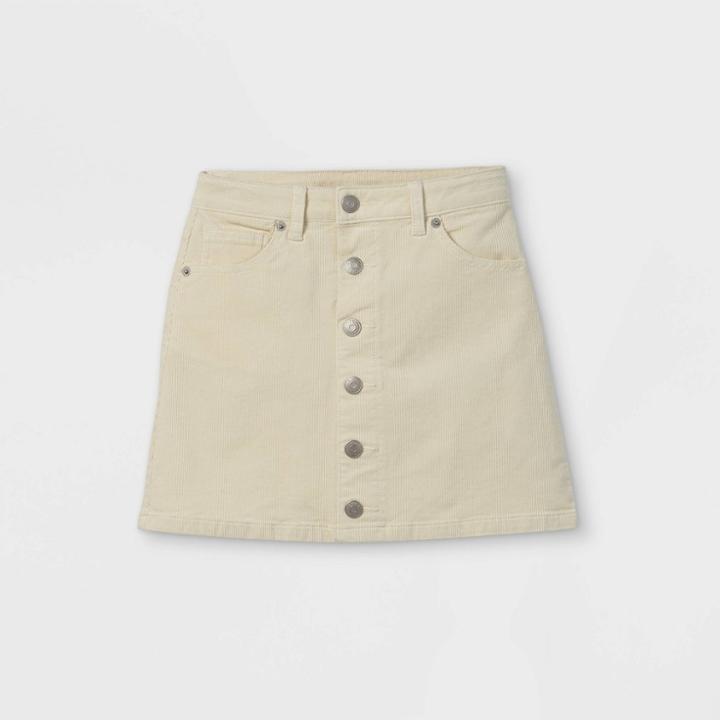 Girls' Corduroy Skirt - Cat & Jack Off-white